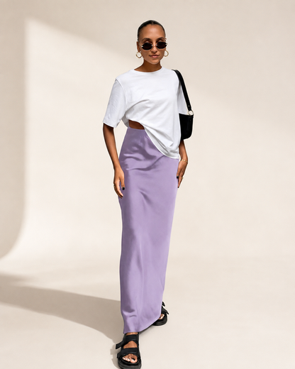 Seraphine Satin Skirt