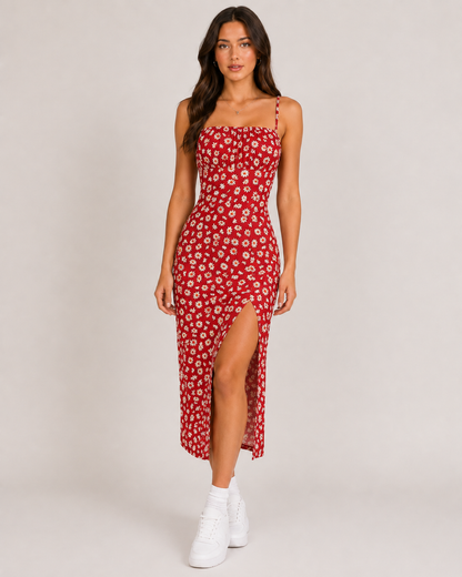 Portofino Print Maxi Dress