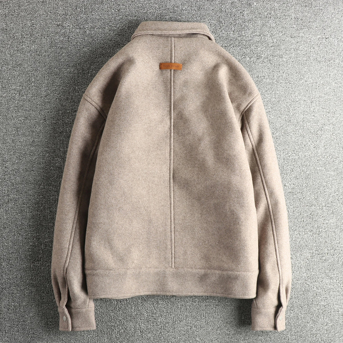 Thick woolen fabric American trendy men's jacket autumn and winter quilted cotton warm workwear cotton coat jacket top