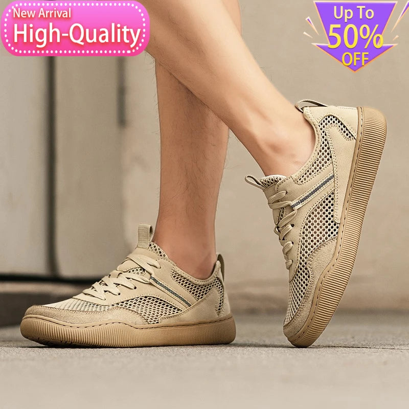 2026 Summer Hot Selling Breathable Mens Casual Shoes Foot Protection Anti Slip Sports Shoes Cushioned Comfortable Walking Shoes