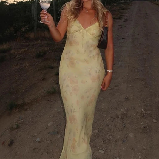 Capri Bloom Maxi Dress