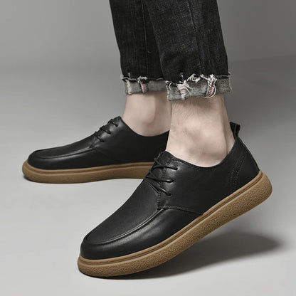 Designer Brand Men's Genuine Leather Shoes Soft Sole Comfortable Casual Shoes Outdoor Running Shoes Men's Business Shoes 44 45