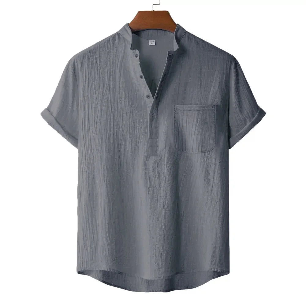Portofino Linen Henley