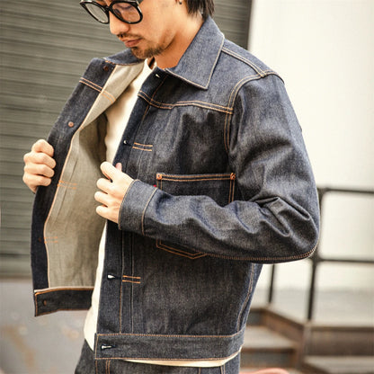 Red Tornado 506XX Jean Jacket American Casual Style Type 1 Selvedge Denim Blouse