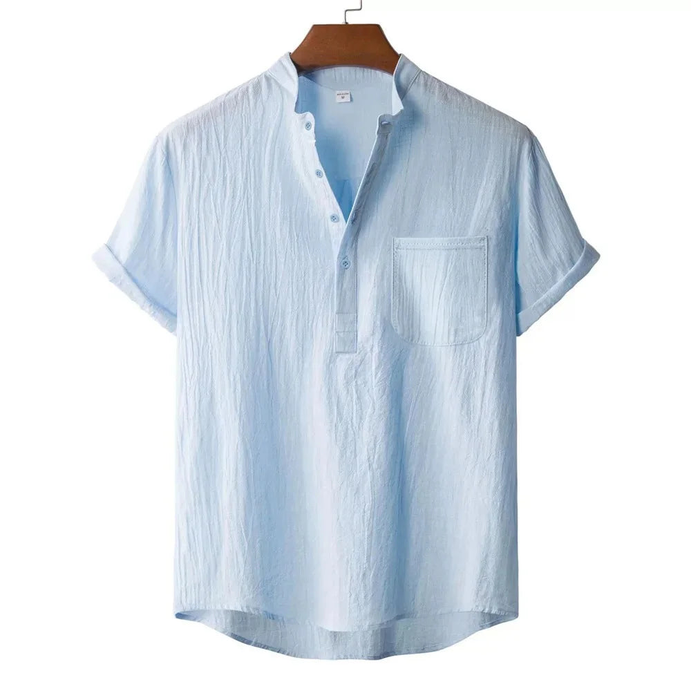 Portofino Linen Henley