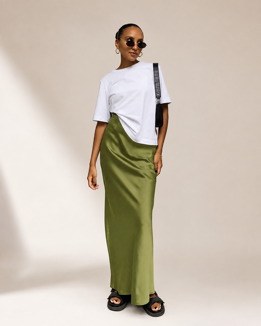 Seraphine Satin Skirt