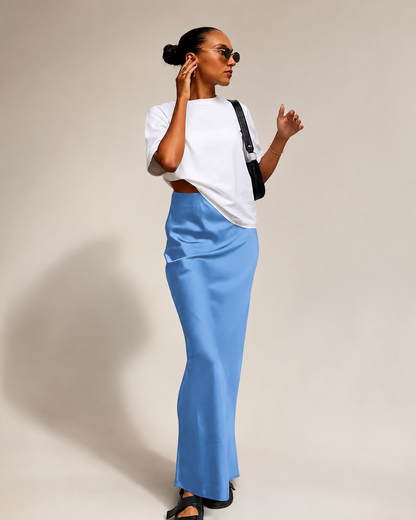 Seraphine Satin Skirt