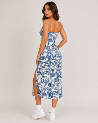 Portofino Print Maxi Dress